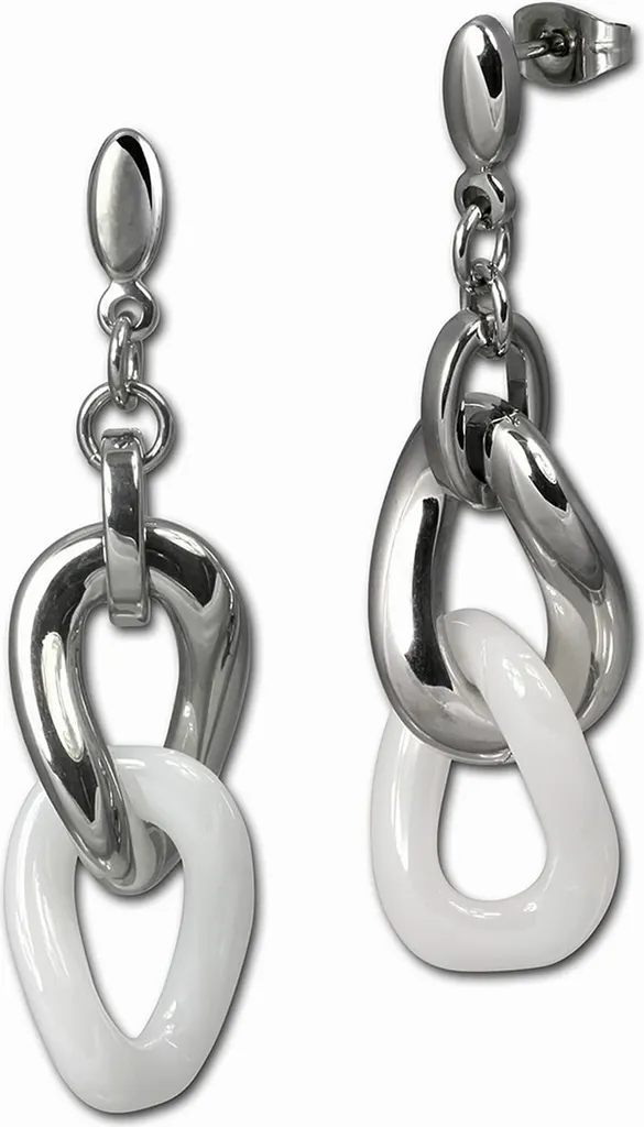 Orecchini Donna Amello Ceramica e Acciaio ESOX06W | Look Chic 2026