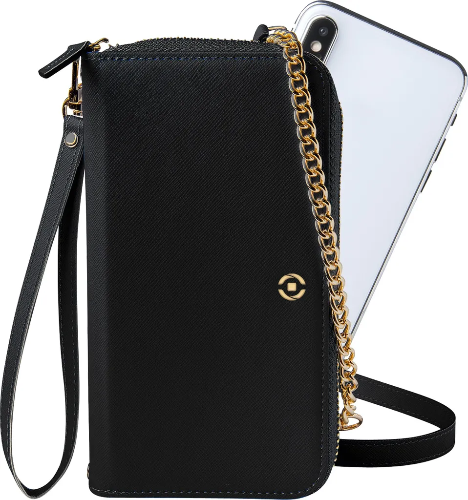Celly VENEREBK Pochette Smartphone 6.5" Nera - Praticità Magnetica