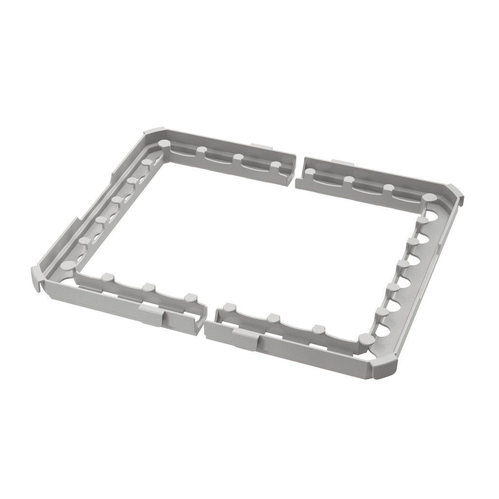 Naber, Zubehör: Aufsatzrahmen für 18, 29 und 39 Liter, hellgrau - Mülleimer