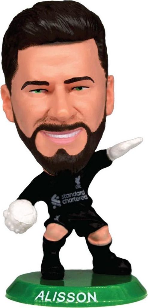 Liverpool FC - Sammelfigur "Alisson Becker 2026", "SoccerStarz" TA13896 (Einheitsgröße) (Schwarz/Grün)