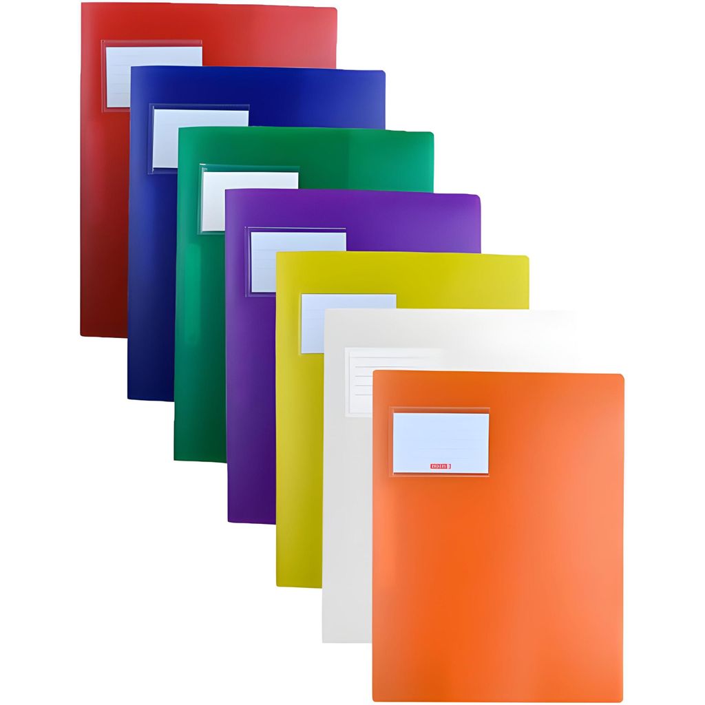 Brunnen | 7er Set Plastik Schnellhefter FACT!pp A4, mit Produktbild 