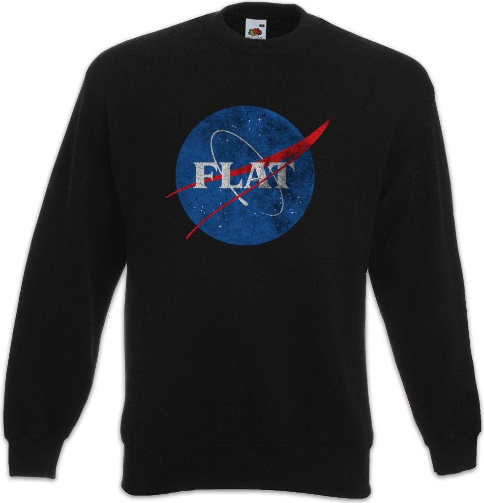 Urban Backwoods Flat Earth II, Sweatshirt, Farbe: Schwarz, Größe: S