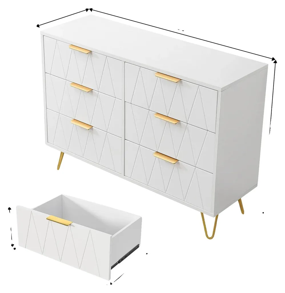 Meuble de salon moderne en bois stable, idéal petits espaces 100x34cm