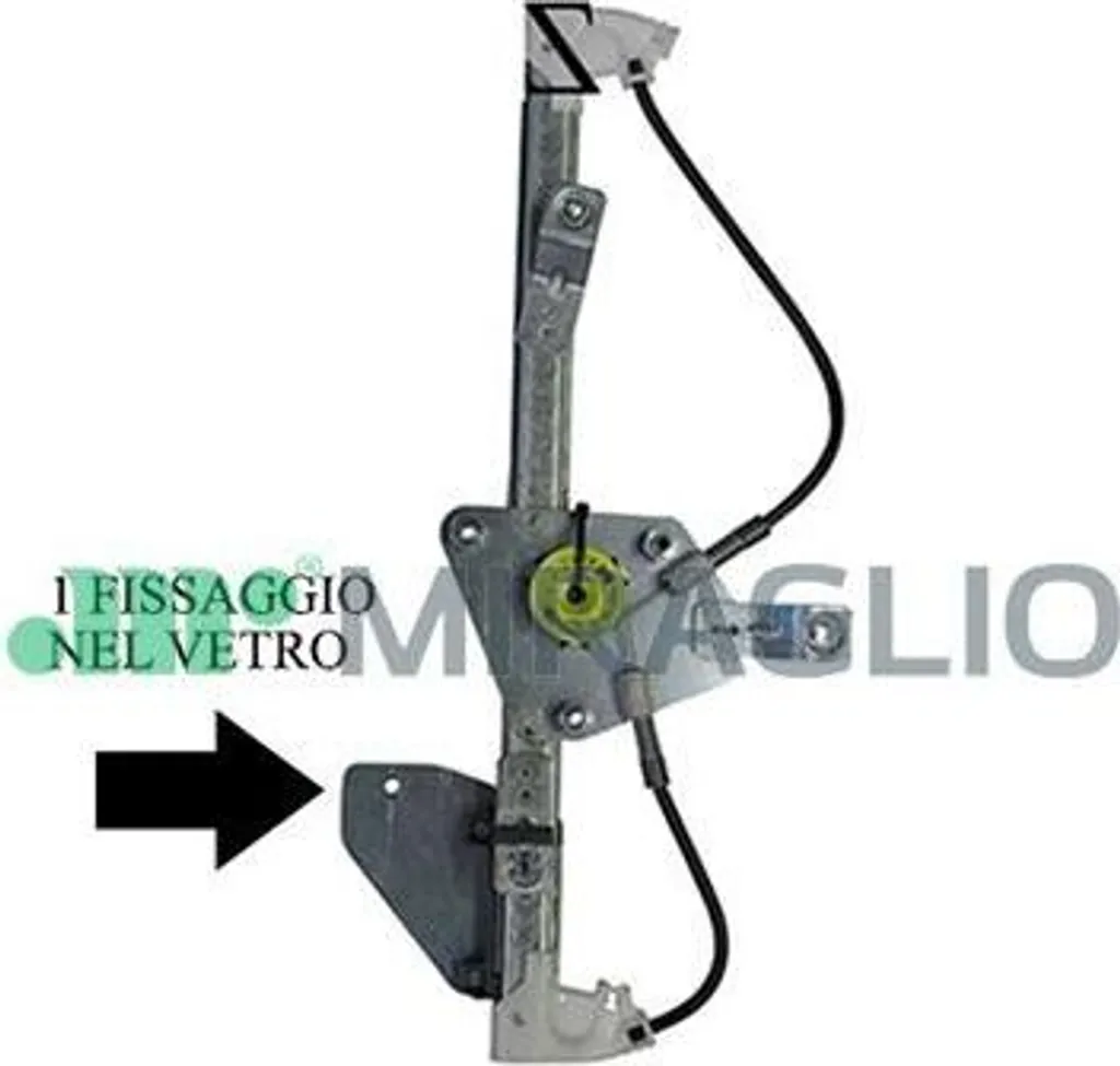 Lève-vitre renforcé MIRAGLIO 30/2705 compatible 308 - Qualité Premium OE
