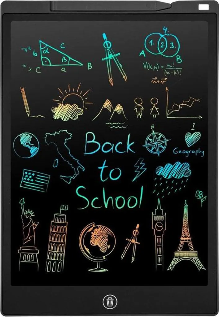 Ardoise magique numérique et tablette de dessin pour enfant en noir