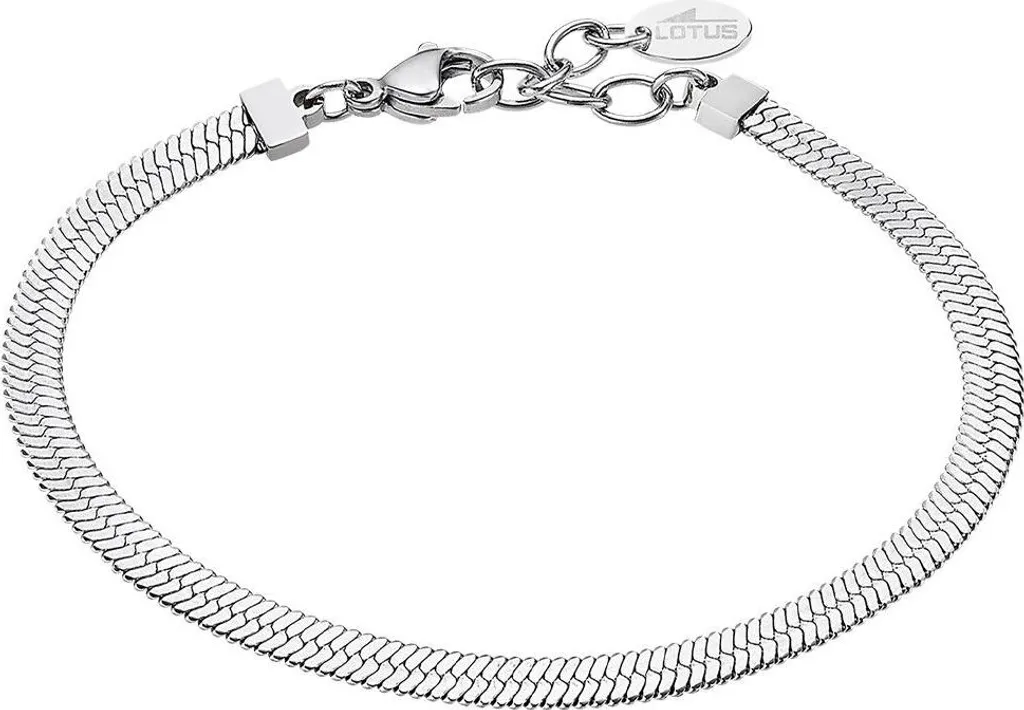 Lotus Style Bracciale Donna LS2313 In Acciaio Inossidabile Argentato - Lunghezza 20 Cm - Design Semplice Ed Elegante - Confezione Regalo - 3