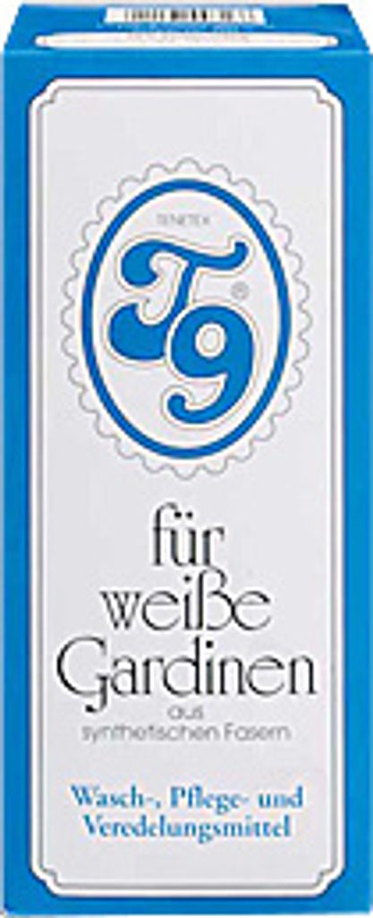 T 9 Spezialwäsche für weiße Gardinen 2 x 50 g Produktbild 