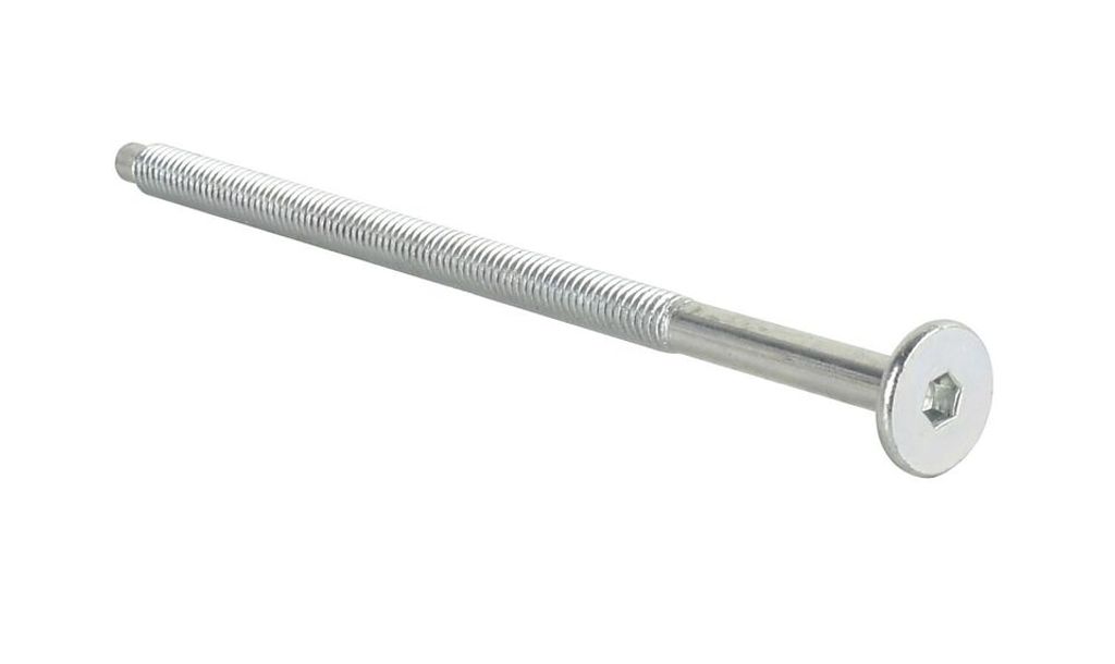 Flachkopfschrauben M6 Möbelschrauben Möbelverbinder 110mm Produktbild 3