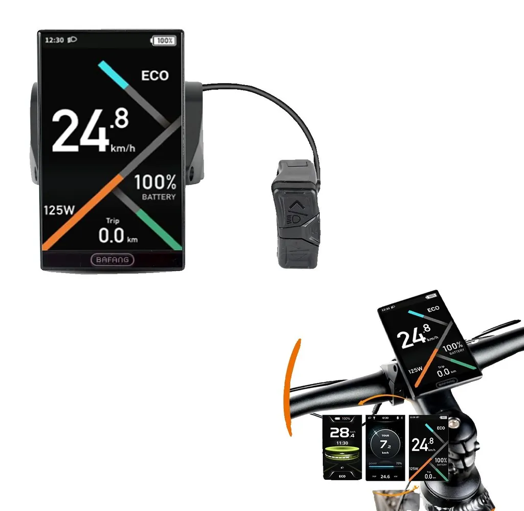 Afficheur HD BAFANG DPC010 avec 5 niveaux PAS et mise à jour OTA sans fil