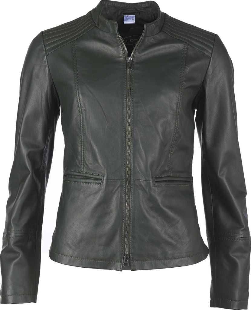 JCC Lederjacke Era Damen green 36