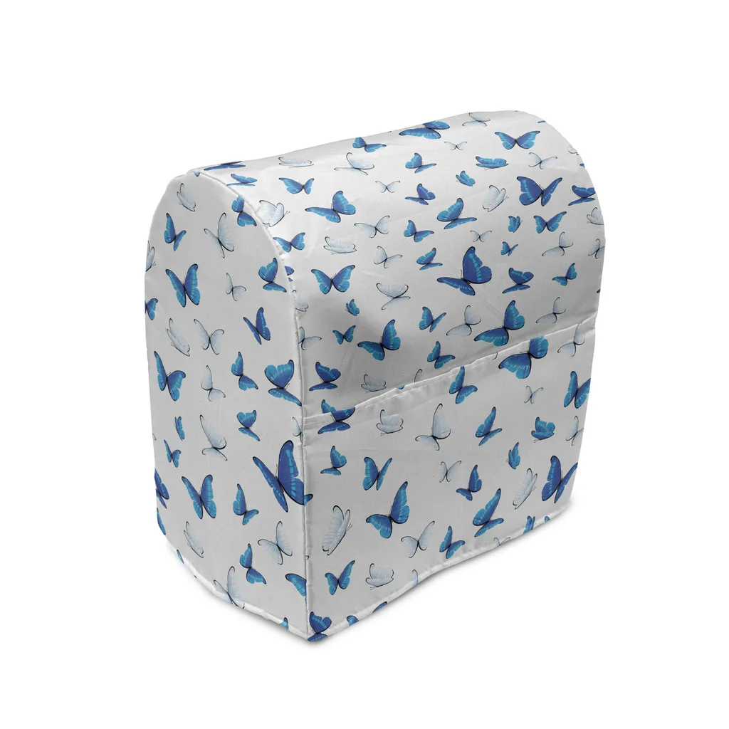 Couvercle de protection pour mixeur motif jungle tropicale et poches