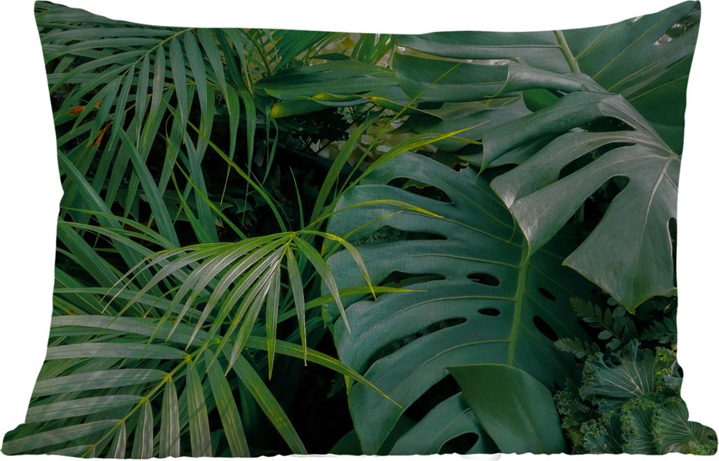 MuchoWow® Outdoor Kissen - Pflanzen - Dschungel - Blätter - Produktbild 