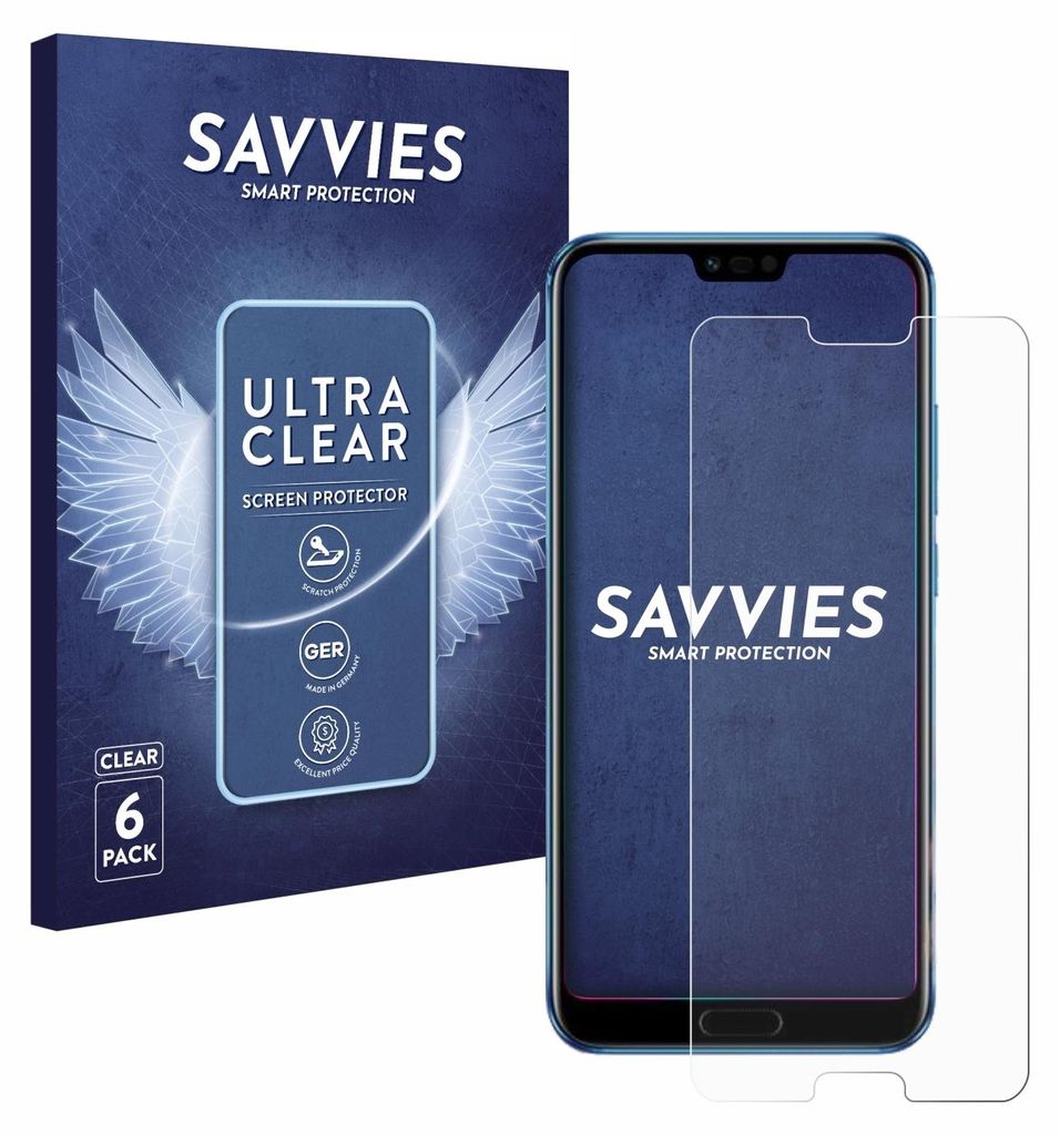6x Für Honor 10 Schutzfolie Savvies Displayschutz Display Produktbild 