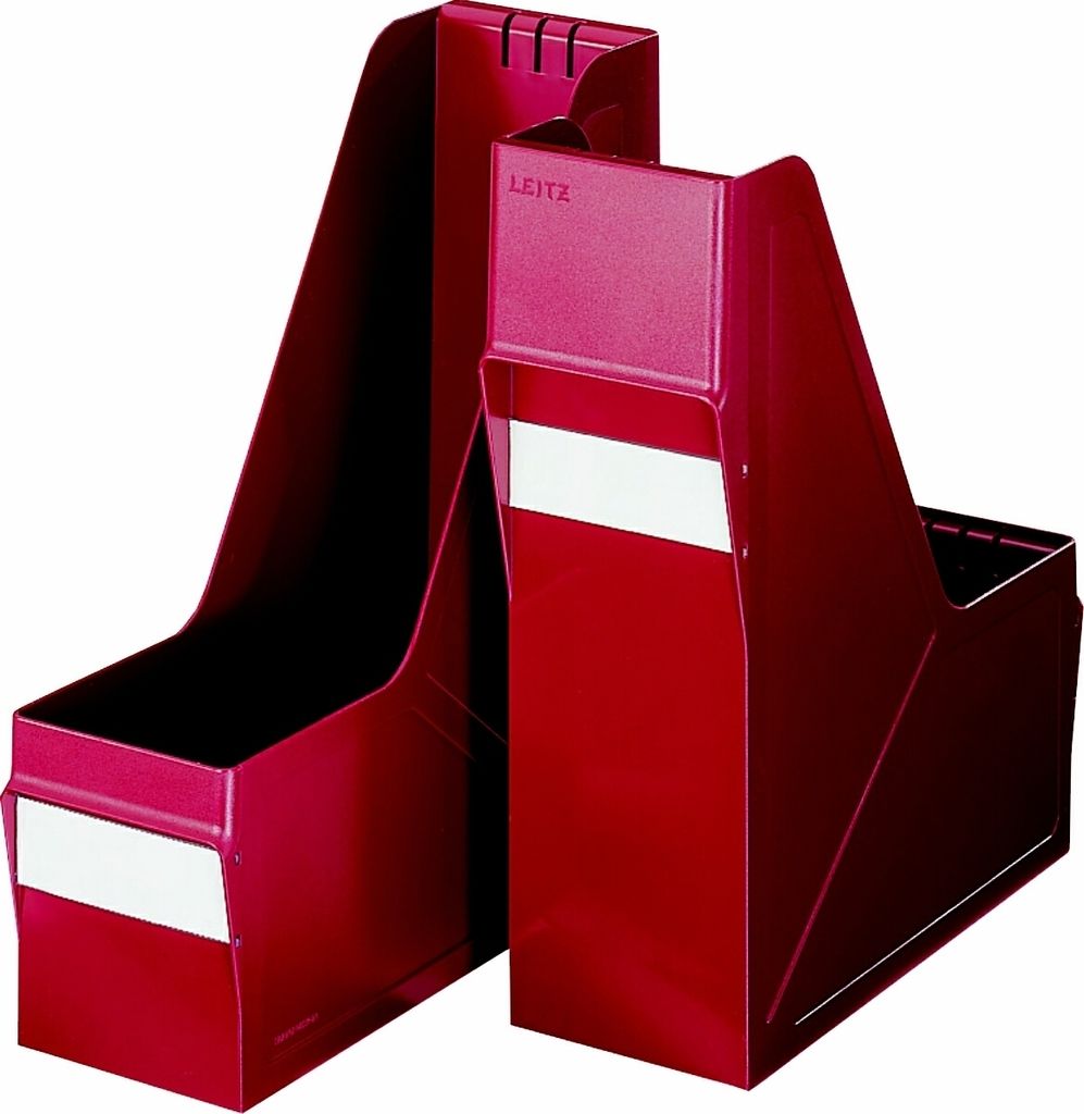 Leitz - Magazin Kassette Leitz Extra breit rot | 1 Stück | 8 Stücke