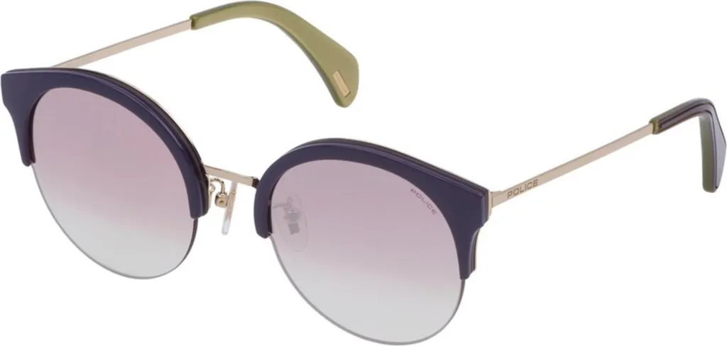 Lunettes de soleil Police SPL615 61300X, look urbain pour homme