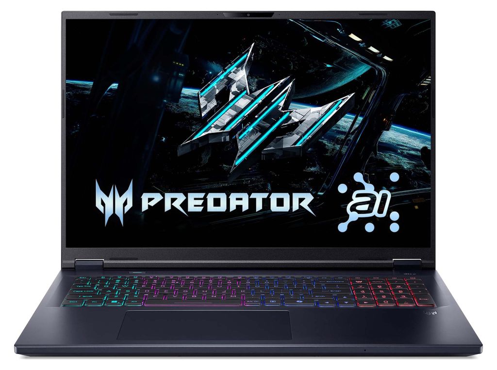 Acer Predator Helios Neo 18 AI (Abyssal Black, 18" WQXGA, Intel Core Ultra 9 275HX, GeForce RTX 5070, 16 GB RAM, 8 TB SSD) mit Windows 11 Pro