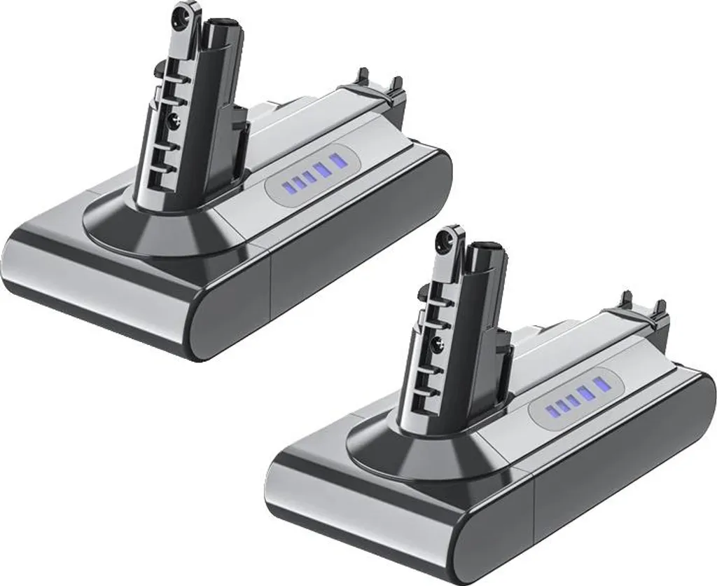 2x Batterie Li-ion 6000mAh pour Aspirateur 25,2V - Haute Capacité Durable