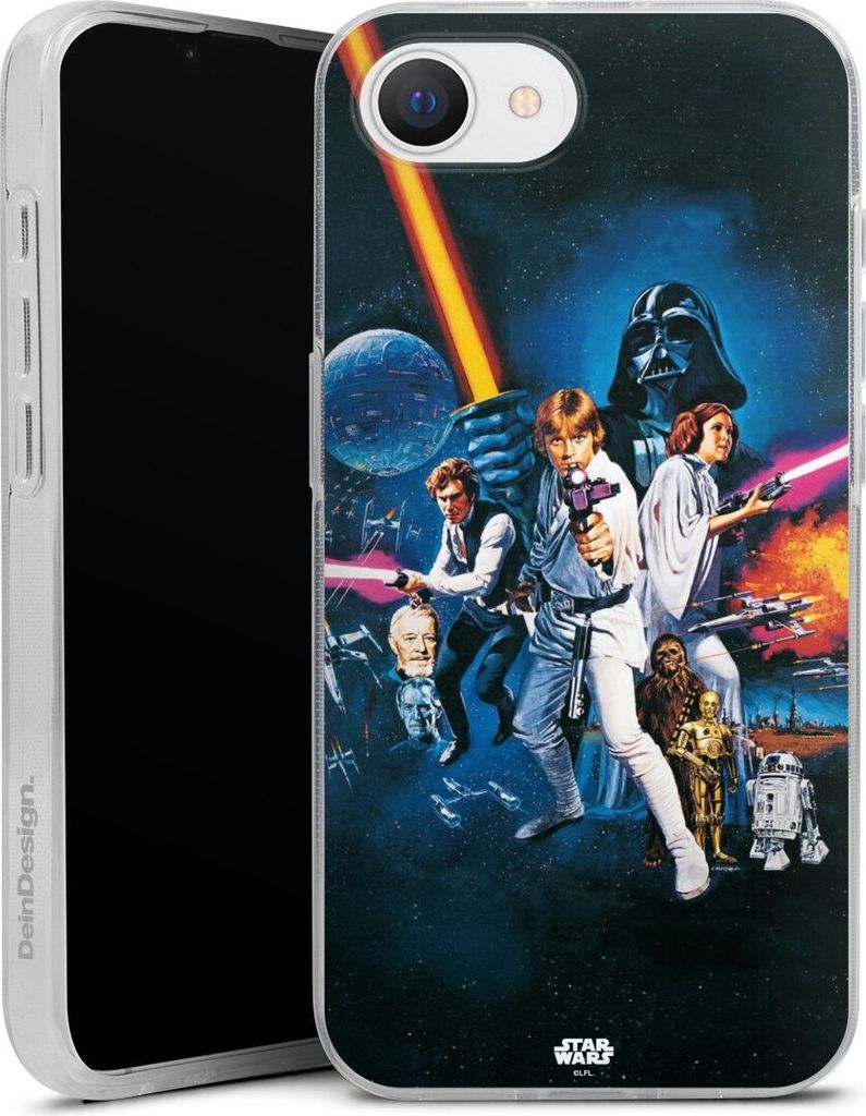DeinDesign Handyhülle für Apple iPhone 16e Silikon Hülle Case Smartphone Schutzhülle Episode IV Fanartikel Star Wars