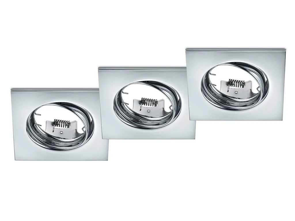 Set 3 Faretti Argento Trio JURA 650000306: Rinnova il tuo Soffitto