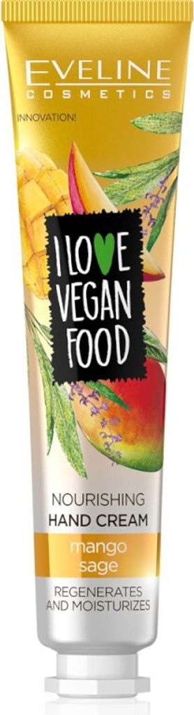 Eveline Cosmetics I Love Vegan Food Mango and Sage Hand Cream 50ml
