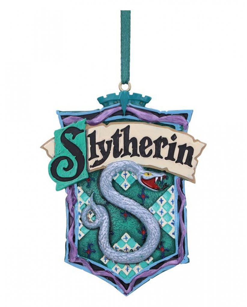Harry Potter Slytherin Crest Wappen Hänge-Ornament 8cm