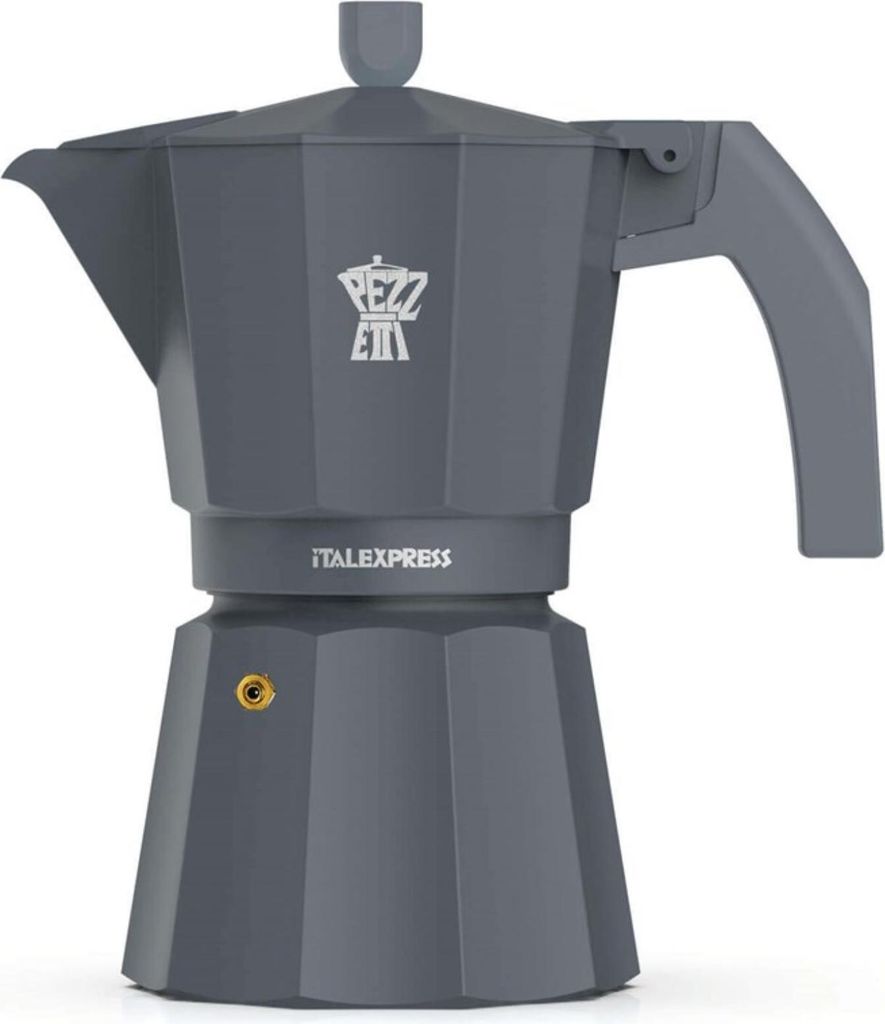 Kaffeekanne für 6 Tassen 19 x 10,4 x H20 cm - Dunkelgrau - Italexpress - Pezzetti