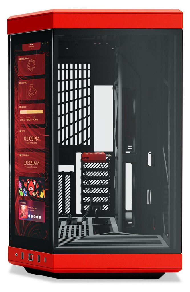 HYTE Y70 Touch Infinite , Tower-Gehäuse, (Tempered Glass x 2)
