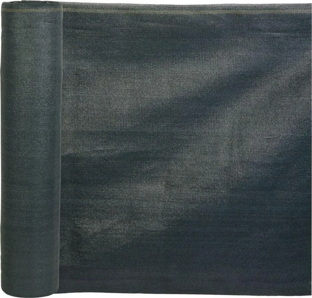 Tissu d'ombrage POPULAR.NET 1,5x25 m Anthracite HDPE 150g/m2 UV 90%