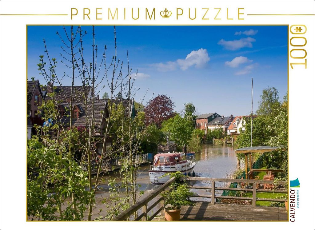 CALVENDO Puzzle Este bei Estebrügge | 1000 Teile Lege-Größe 64x48cm Foto-Puzzle für glückliche Stunden