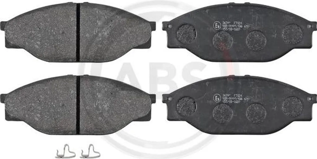Plaquettes de frein A.B.S. 36761 - Sécurité pour Hilux 04465 26040