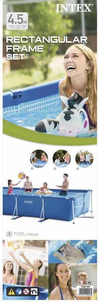 INTEX Frame Pool - Set Family 450 x 220 x 84 cm, Farbe: Produktbild 13