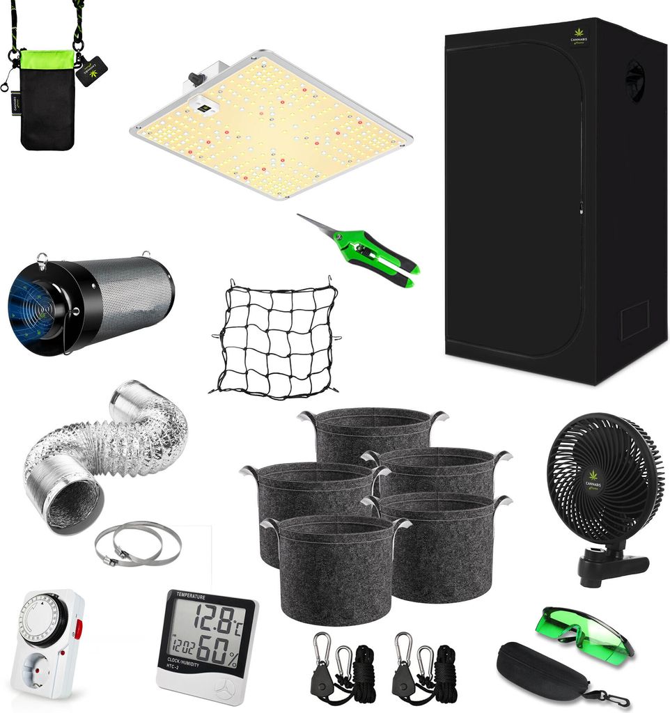 Canna4Home GrowBox kompletní sada 60 x 60 x 180 cm černý Obrázek produktu 