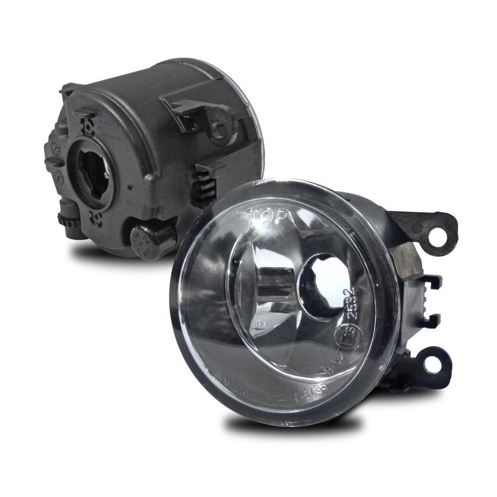 2 Klarglas Chrom Nebelscheinwerfer Dacia Logan Sandero Solenza Neu
