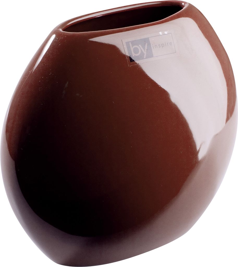 Wazon 'even' (16,5x8,5x15cm), brązowy Zdjęcie produktu 