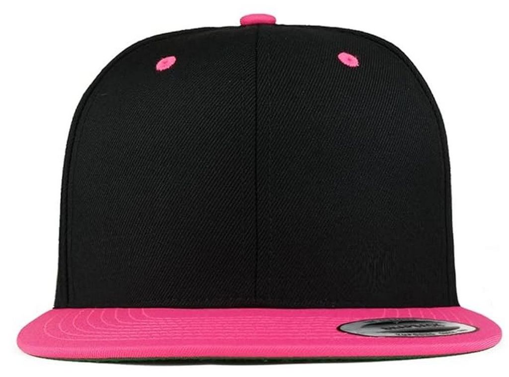 Flexfit - Snapback Mütze TN1304 (Einheitsgröße) (Schwarz/Neon-Pink)