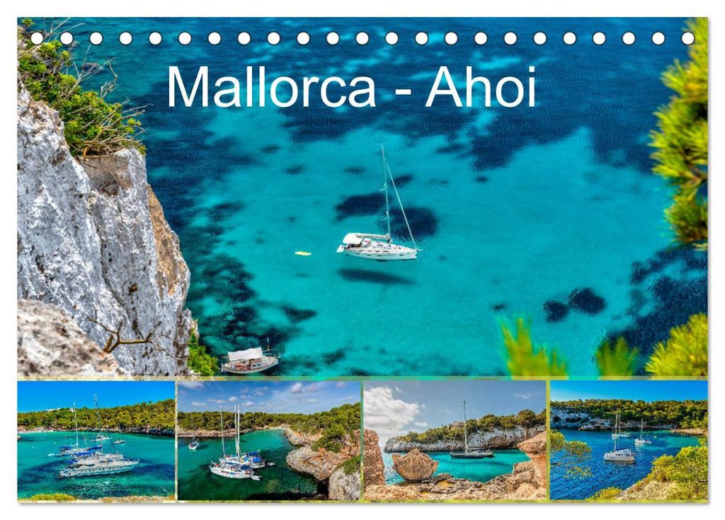 Mallorca - Ahoi (Tischkalender 2027 DIN A5 quer), CALVENDO Monatskalender