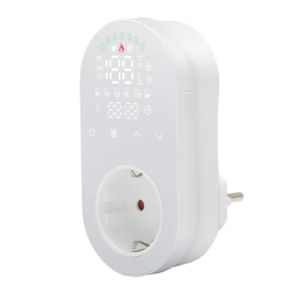 Thermostat Smart Touch LED blanc BHT12-EW - Plage 5-90℃ double mode