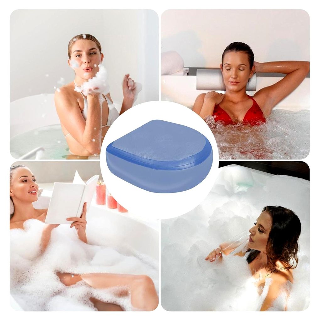 Aufblasbares Sitzkissen, Sitzerhöhung, Tragbares Sitzkissen für Badewanne und Badezimmer