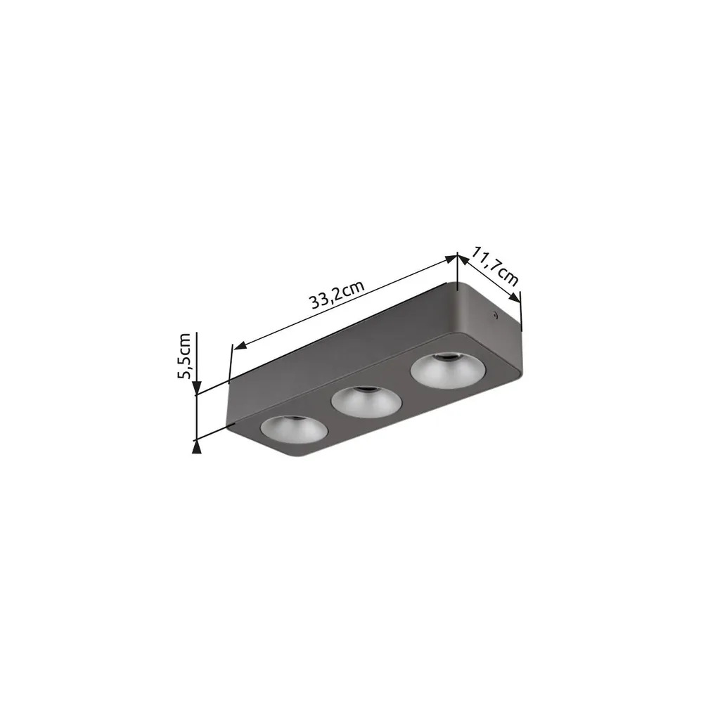 Projecteur à LED HANGARAU GLOBO Lighting 33x11cm multicolore - 10