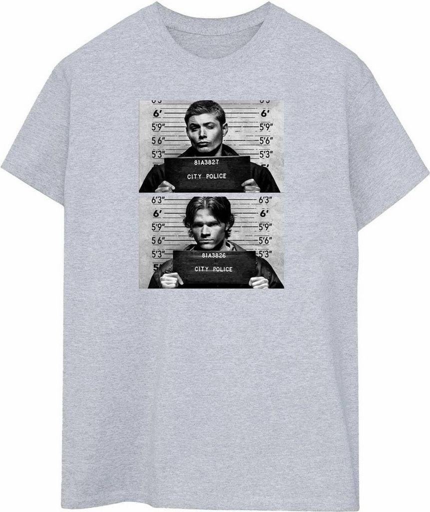 Supernatural - "Winchester" T-Shirt für Herren BI1479 (3XL) (Grau)