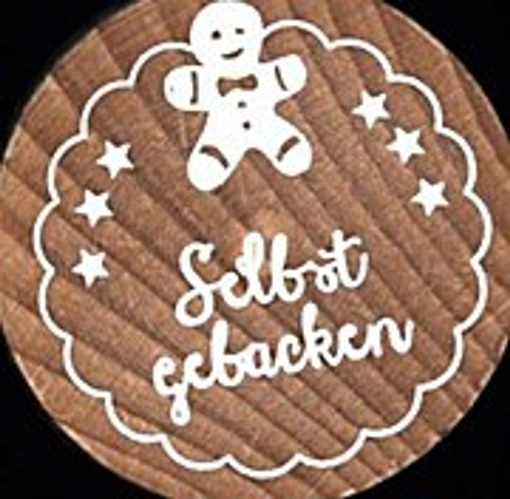 Woodies Stempel, , Selbst gebacken, ø 30 mm,