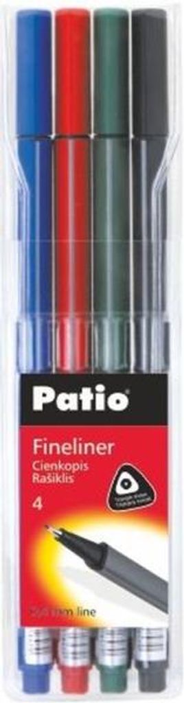 Dünnere Bleistifte 4 Stück Trio Patio
