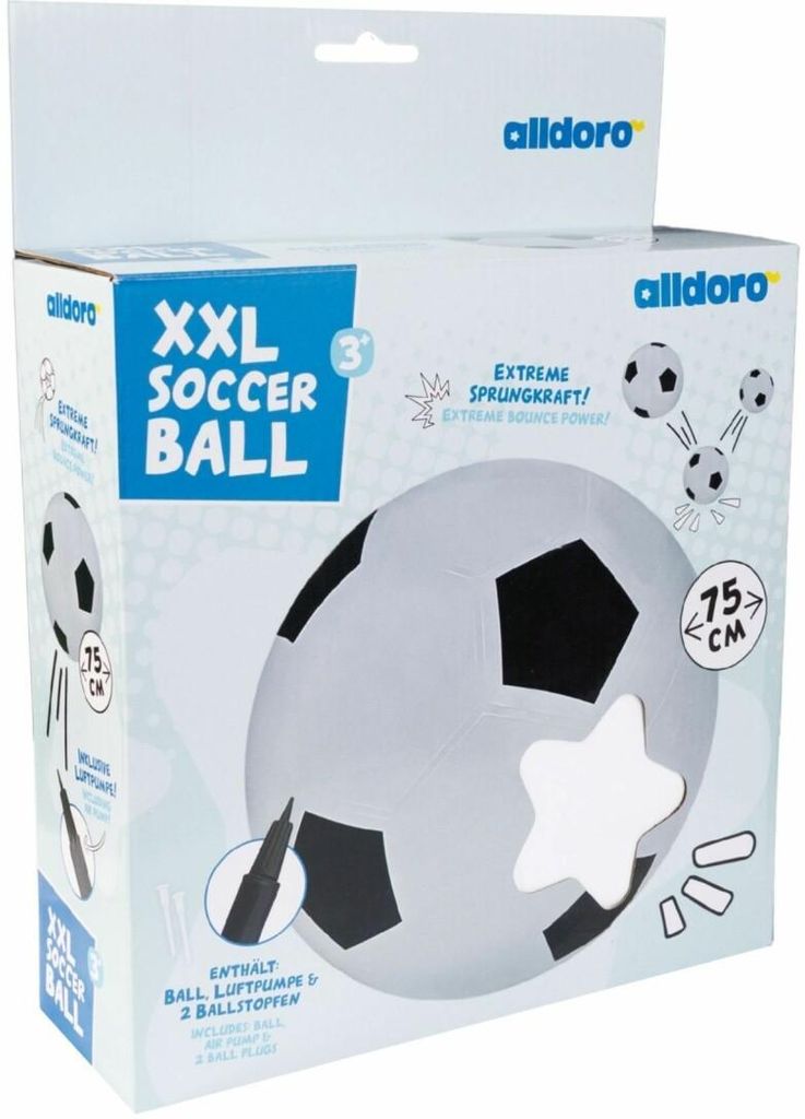 alldoro: Balón de fútbol inflable de tamaño extra grande Imagen del producto 