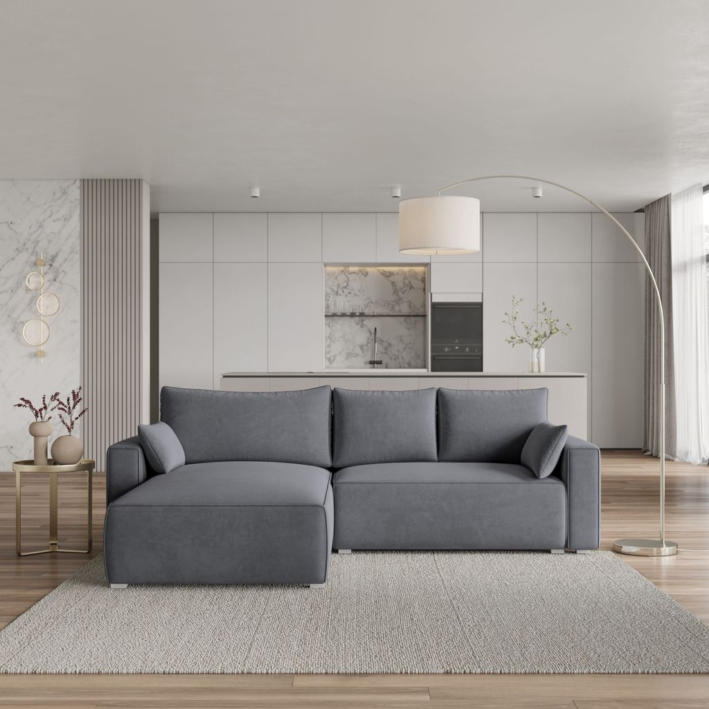 Masseno Ecksofa FORIL mit Schlaffunktion L-Form, Sofa mit Produktbild 