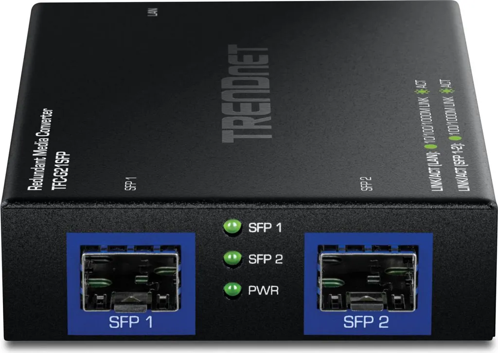 Convertisseur de média pour liaison fibre optique TFC-G21SFP