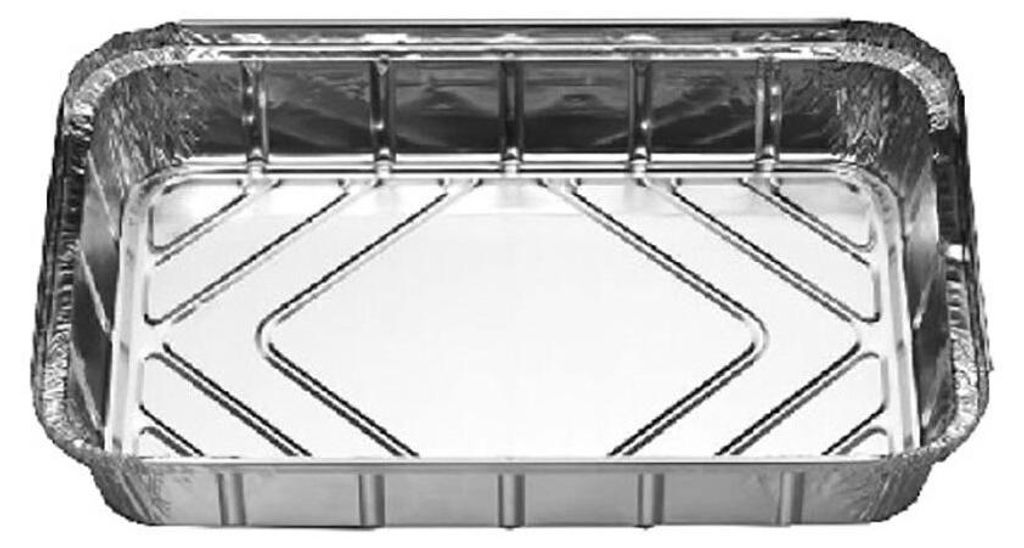 100 Aluschalen 1/2 GN 2000ml Baklava Schale Grillschale Produktbild 