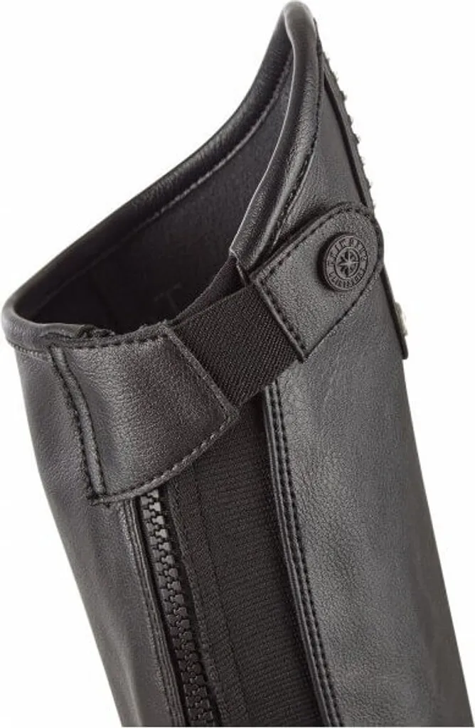 Mini-chaps d'équitation souples à paillettes Suedwind noir taille KM