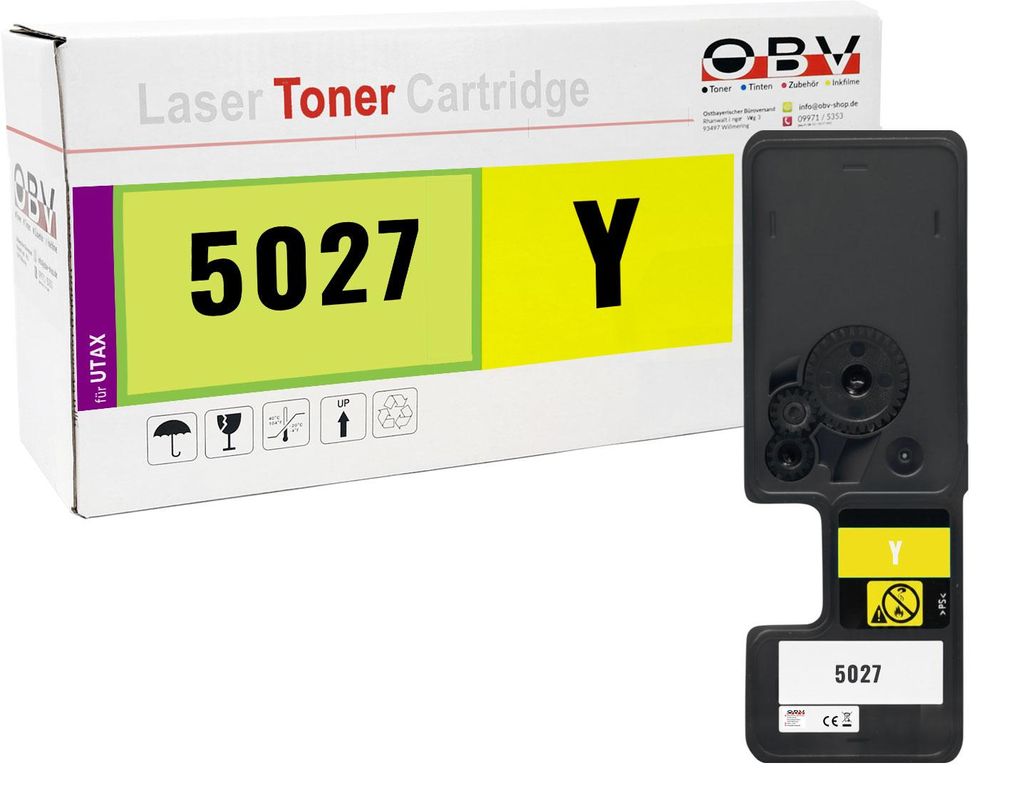UTAX PK-5027 kompatibler Toner Gelb - Triumph-Adler P-C2157w MFP Utax P-C2157w MFP