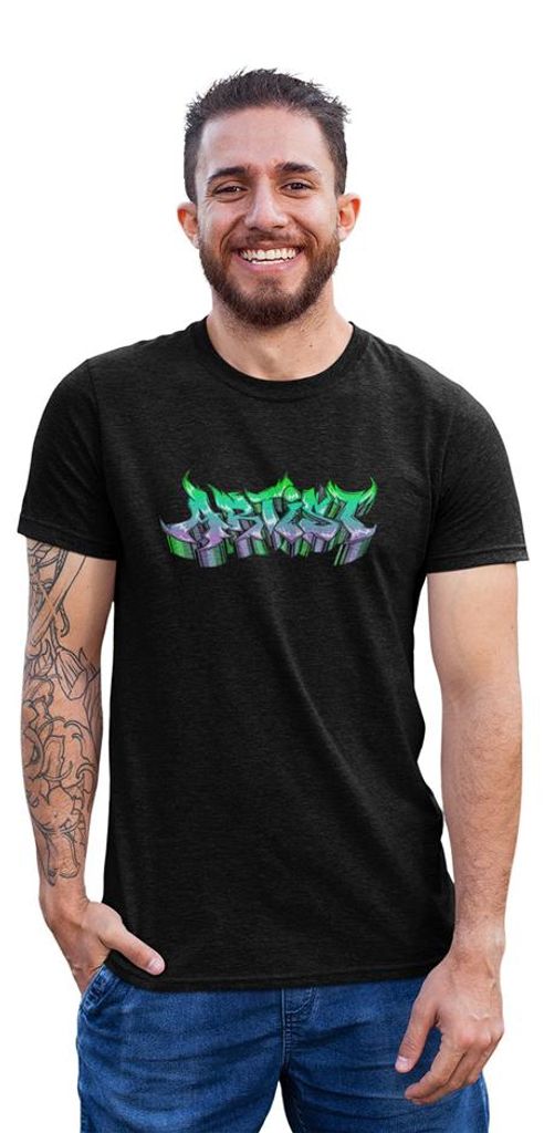 D&B Uni Polo ST00066 Artist Schwarz-Größe 4XL