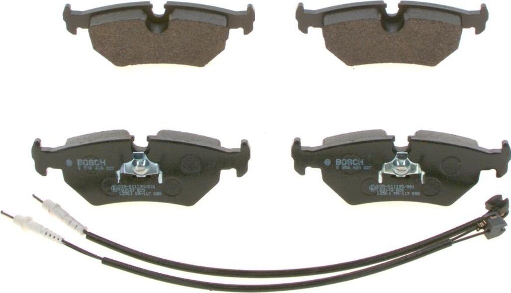 BOSCH Bremsbeläge Satz Hinten für JAGUAR XJ (NAW, NBW) 0 Produktbild 